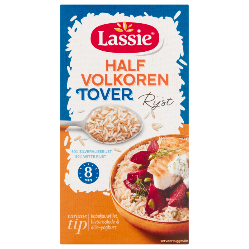 Lassie Tover zilver rijst
