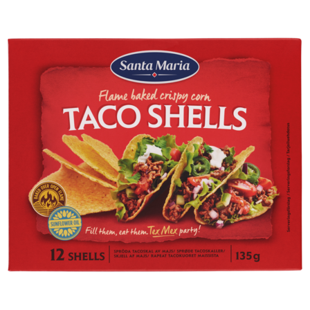 Santa Maria Taco Schelpen 12 Stuks 135 g