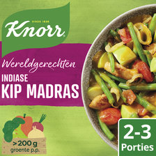 Knorr Wereldgerechten Maaltijdpakket Indiase Kip Madras