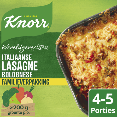 Knorr Wereldgerechten Maaltijdpakket Italiaanse Lasagne Bolognese XXL