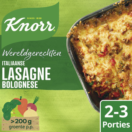 Knorr Wereldgerechten Maaltijdpakket Italiaanse Lasagne Bolognese