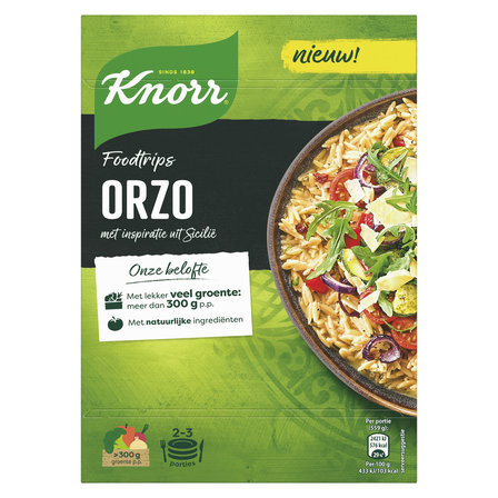 Knorr Wereldgerecht Foodtrip Orzo