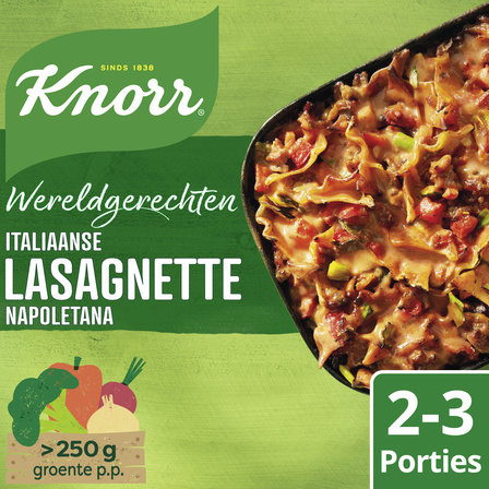 Knorr Wereldgerecht Maaltijdpakket Italiaanse Lasagnette Napoletana