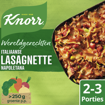 Knorr Wereldgerecht Maaltijdpakket Italiaanse Lasagnette Napoletana