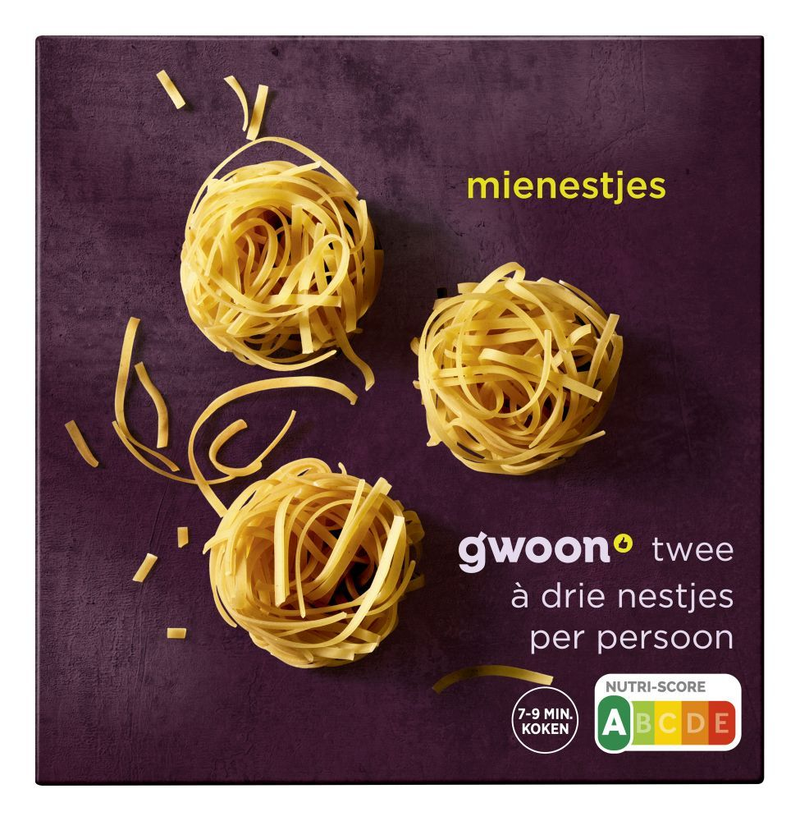G'woon mie nestjes 500gr