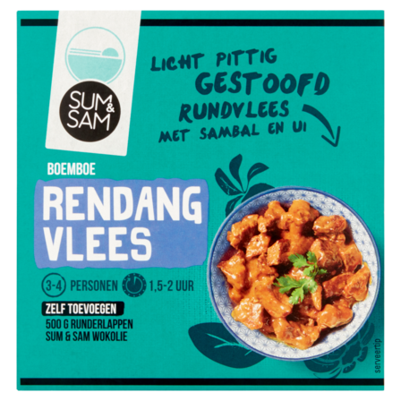 Sum & Sam Boemboe Rendang Vlees 100 g