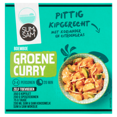 Sum & Sam Boemboe Groene Curry 100 g