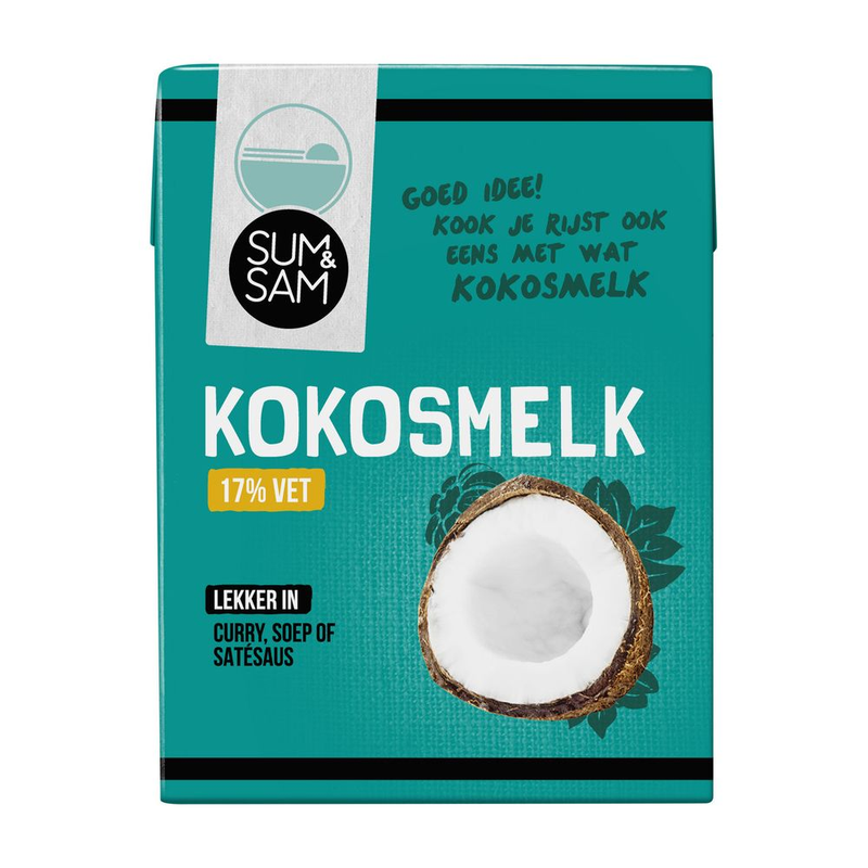 Sum & sam kokosmelk 200gr