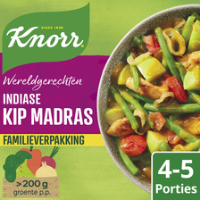 Knorr Wereldgerechten Indiase Kip Madras Familiepakket