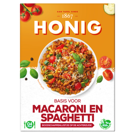 Honig basis voor Macaroni en Spaghetti 41 g