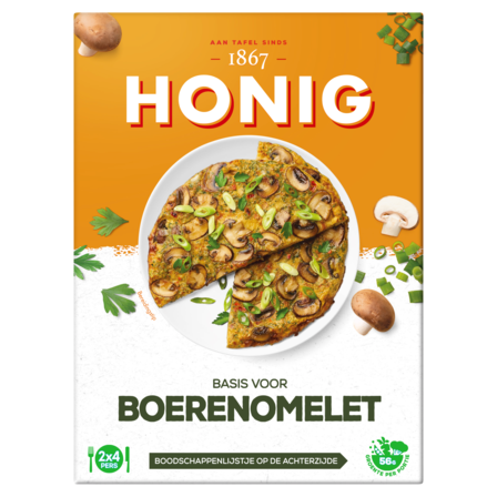 Honig basis voor Boerenomelet 2 x 19 g