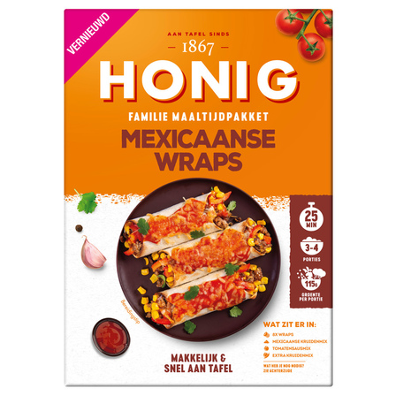 Honig Maaltijdpakket  Mexicaanse Wraps