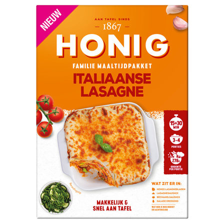 Honig Maaltijdpakket  Ovenschotel Italiaanse Lasagne