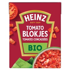 Heinz Tomatenblokjes Biologisch