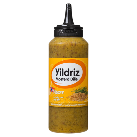 Yildriz Noorse Mosterd Dille Saus  265ml