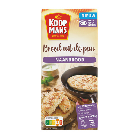 Koopmans Brood uit de Pan  Naanbrood