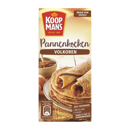 Koopmans Pannenkoeken Volkoren 400 g