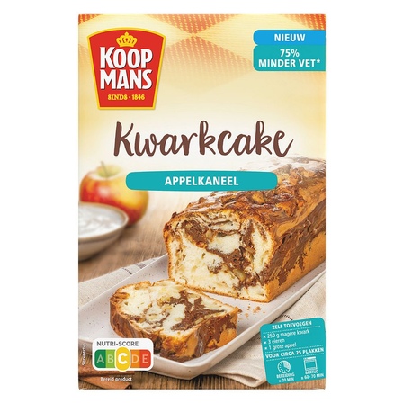 Koopmans kwarkcake appelkaneel