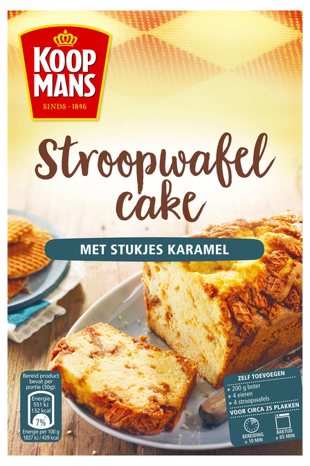 Koopmans Oud-Hollandse bakmix stroopwafel cake