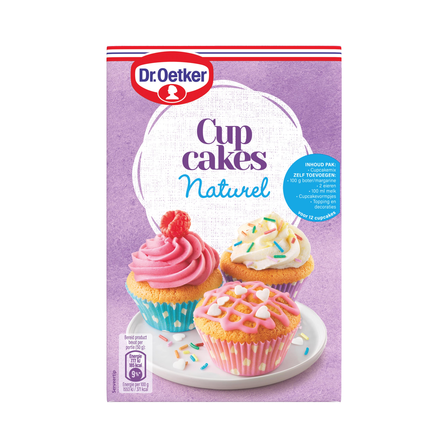 Dr. Oetker cupcake basismix voor cupcakes naturel