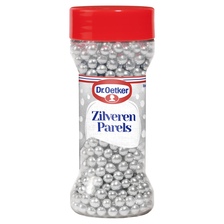 Dr. Oetker Zilveren parels versiering