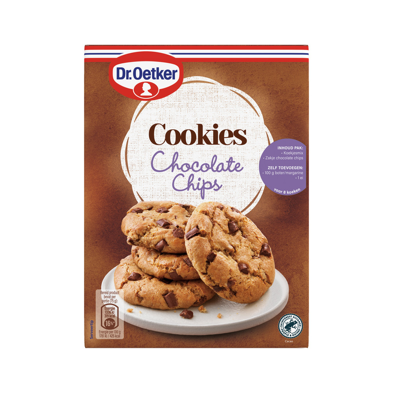 Dr. Oetker Cookies Chocolate Chips Bakmix 425 g