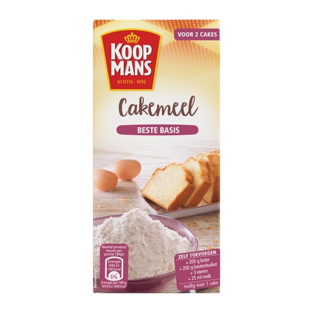 Koopmans Meel bakkers cake