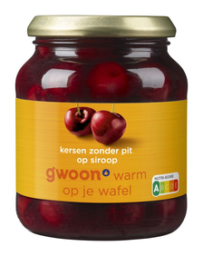 g'woon Hollandse Kersen Zonder Pit op Siroop