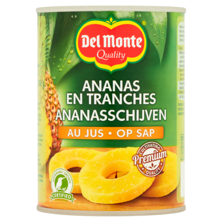 Del Monte Ananasschijven op Sap 565 g