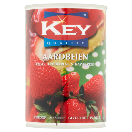 Key Aardbeien op Siroop 410 g