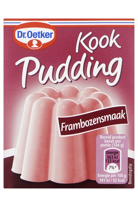 Dr. Oetker kookpudding framboos