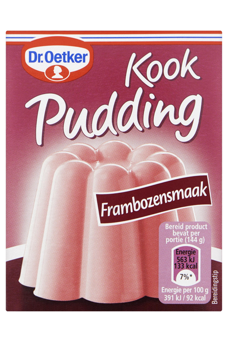 Dr. Oetker kookpudding framboos