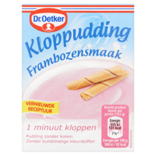 Dr. Oetker Kloppudding Frambozen 74 g