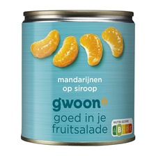 g'woon Mandarijnen op Siroop