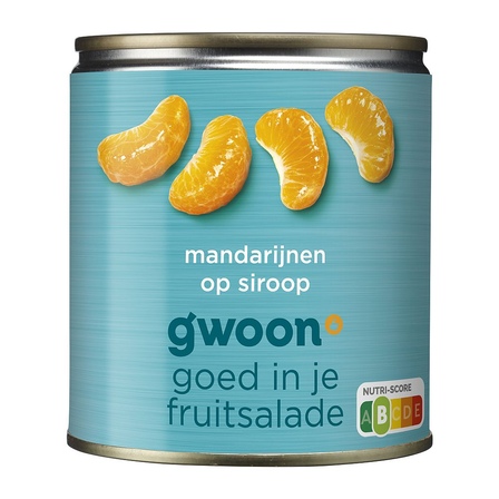 g'woon Mandarijnen op Siroop