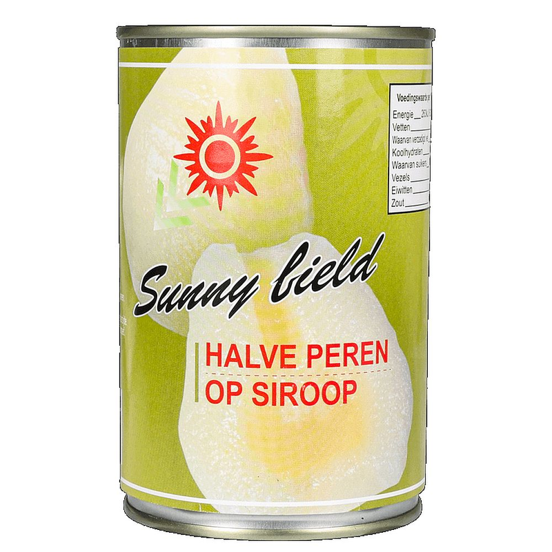 Sunny field halve peren 410gr
