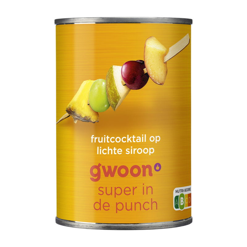 G'woon fruitcocktail 410 gr