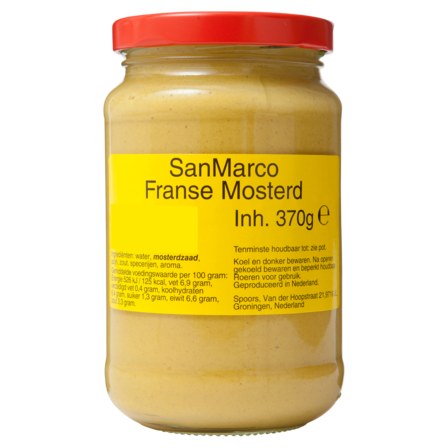 San Marco Franse Mosterd 370 g