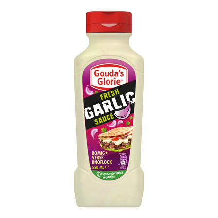 Gouda's Glorie Snacksaus  Knoflook