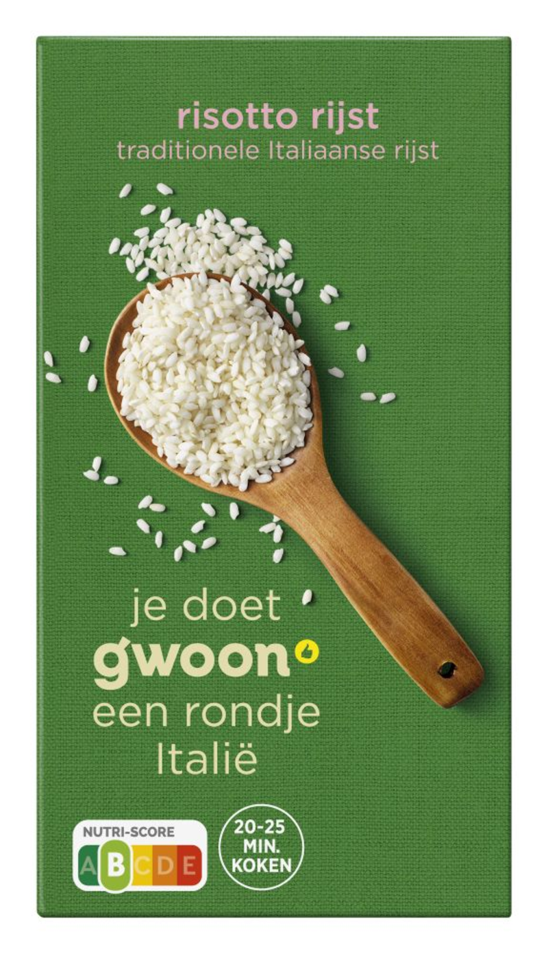 G'woon risotto rijst 400gr
