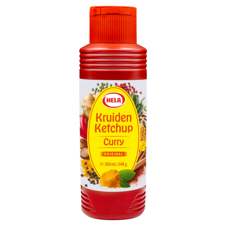 Hela Kruiden Ketchup Curry Original 300 ml