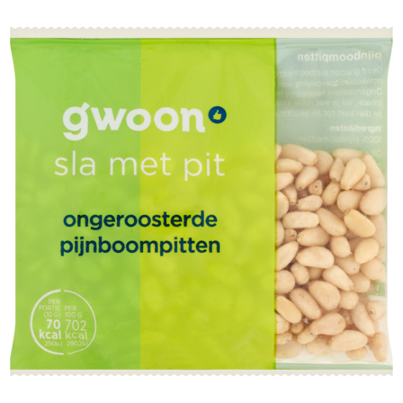 G'woon Ongeroosterde Pijnboompitten
