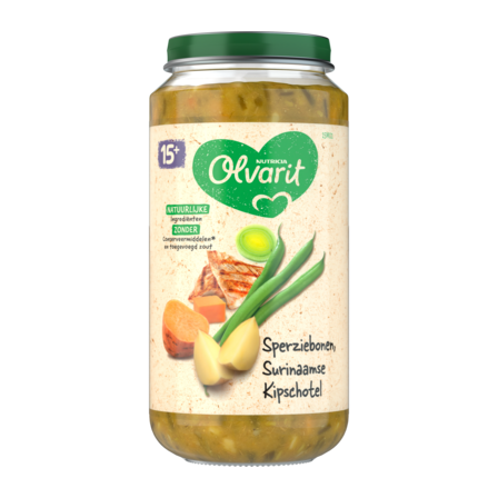 Olvarit Sperziebonen Surinaamse Kipschotel 15+ Maanden