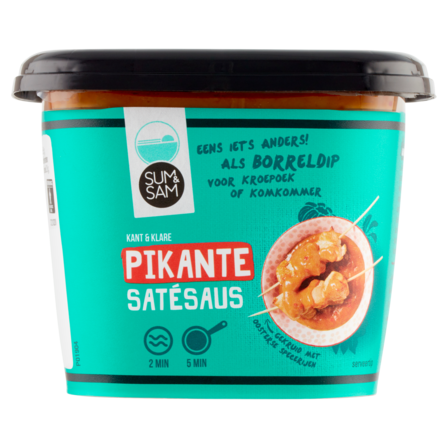 Sum & Sam Kant & Klare Pikante Satésaus 400 g