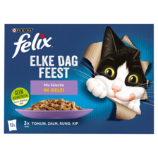FELIX Elke Dag Feest Mix Selectie in Gelei 12x85g