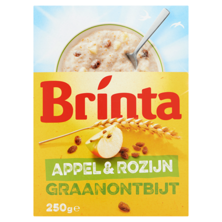 Brinta Graanontbijt appel-rozijn 250g