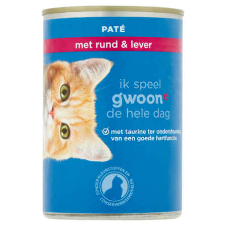 g'woon Paté met Rund & Lever 400 g