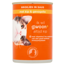 g'woon Brokjes in Saus met Kip & Gevogelte 415 g