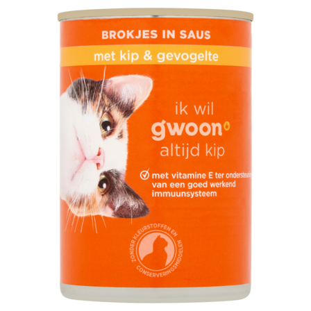 g'woon Brokjes in Saus met Kip & Gevogelte 415 g