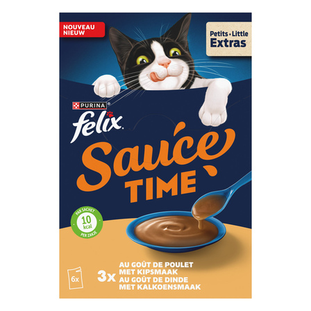 Felix Sauce Time met Kip- en Kalkoensmaak